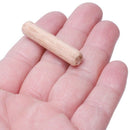 Wood Stopper Wooden Dowels Furniture Slant Line 40mm x 8mm 10 pcs L7G3
