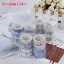 8Pcs/pack Cute Tape Set Petal Flower Sky Sea Paper Masking Tape TaME