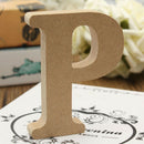 Plain Wooden Letters Plaque Alphabet Wall Crafts Home Nursery Decor HAPPY