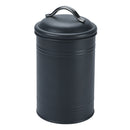 300ml Kitchen Tin Spice Seasoning Airtight Canister Rustic Style Black