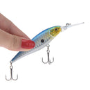 1pcs 11cm 10.5g minnow fishing lures plastic baits hard lures fishing hooks 7