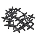 20 Pcs Black Sprinkler Irrigation Tee Pipe Barb Hose Fitting Joiner Drip Sy Z7M3