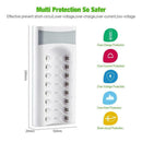 8 Slot Battery Charger For Ni-MH Ni-CD AA AAA Rechargeable Batteries USB Ch M6D6