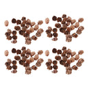 120 Pieces Rustic Natural Decorative Pine Cones Pinecone Dried Flowers for