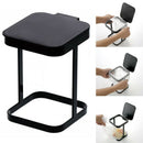 Office Small Garbage Bin Desktop Trash Can Flip Lid Living Room Paper Baske