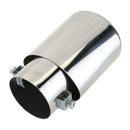 Stainless Steel Car Tail Rear Chrome Round Exhaust Pipe Tail Muffler Tip