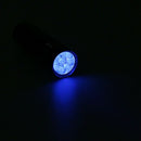 9 LED Aluminum Flashlight Mini UV UV Torch E1Z1