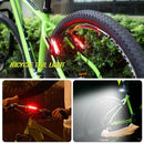 Portable Rechargeable LED USB Mountain Bike MTB Safety Bicycle Tail Light
