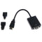 HDMI Male To VGA Adapter Convertor Cable + Micro Mini HDMI to HDMI and Audio