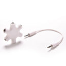3.5mm Earphone Headphone Audio Splitter 1 Male to 2 3 4 5 Female Port Cable  JR