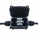 IP66 Waterproof Outdoor 2 Cable PG9 Black Plastic Connector Gland Electrica I2P1