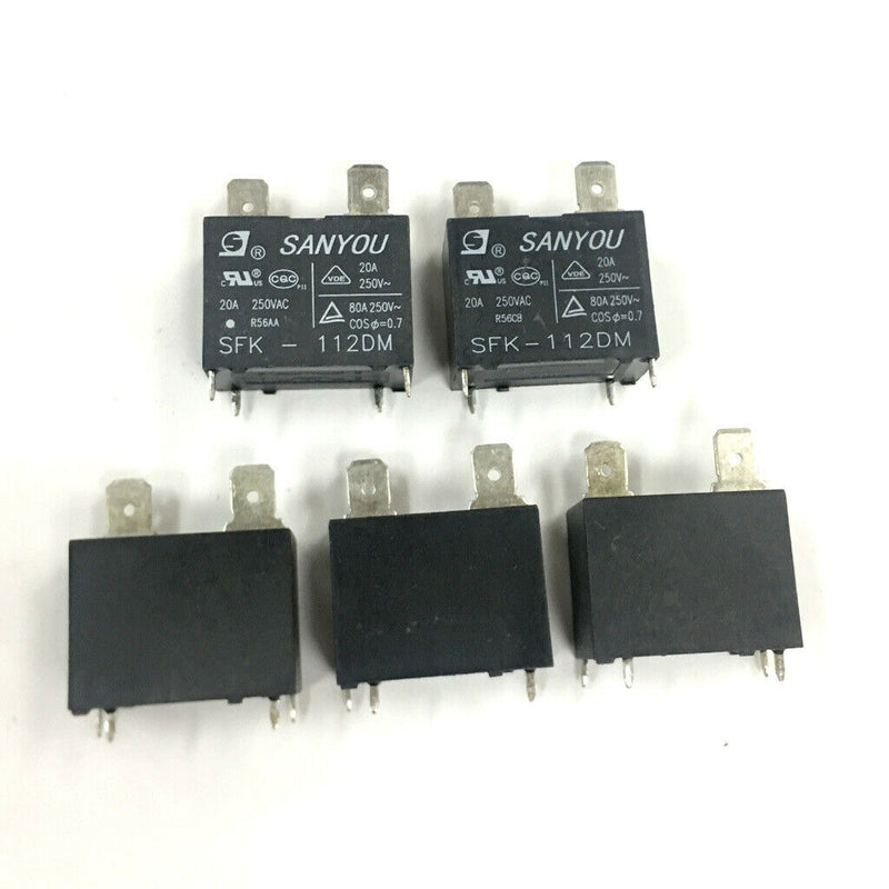 SFK-112DM SFK-112 20A 250VAC 12VDC Relay Brand New For Air Conditioner