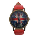 Men & Women Bracelet Watches Vogue Quartz Analog Canvas belt Item Color:red H9E6