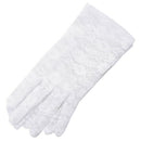 New Elegant Ladies Short Lace Gloves Costume, Available in White W3S9