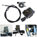 Resettable Bike Speedometer Odometer Gauges Analog Retro Classic for Exercycle