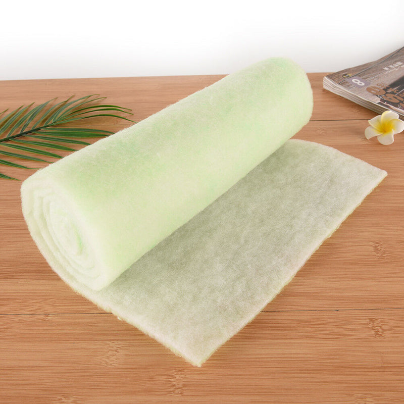 Aquarium Fish Tank Double Layer Filter Foam Sponge Cotton Pad Mat Media Green Tw