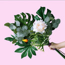 3 Pcs Artificial Leaf Spray In Green 25.5 inch Tall Artificial Greenery Hol