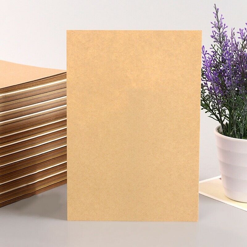 80G A4 Brown Kraft Paper DIY Handmade Card Making Paper Thick Cardboard T8W4