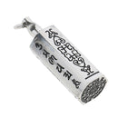 Stainless Steel  Six Words of Mantra Prayer Buddhist Charms Memorial Pendant