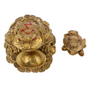3 Legged Feng Shui Fortune Wealth Chinese Toad Coin Ornaments Lucky Gifts S