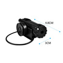 Electronic LED Light Fish Bite Alarm Bell Clip On Fishing Rod w/ Indicator Light
