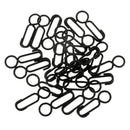 25pcs Carp Fishing Quick Link Clips Round Head Snap Safty Connector Pin Matt
