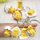 Funny Anime Keychain Keyring Bag Phone Wallet Key fob egg yolk
