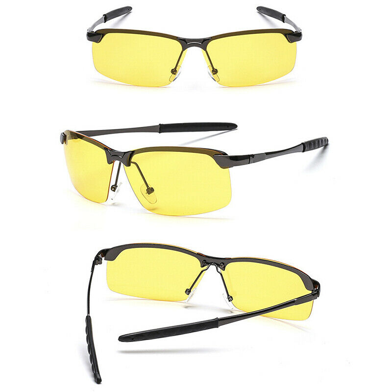 Polarized Sunglasses HD Driving Pilot Glasses Oversize Night Vision Eyewear`3C