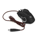 Wired Gaming Mouse 5500DPI 6-Button LED USB Optical Laptop Pro Gamer For PC X4G2