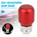 Telescopic Car Gear Shift Knob Frosted Alloy Manual Transmission Shifter Knob
