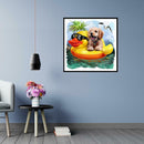 5D DIY Full Drill Diamond Painting Lovely Dog Cross Stitch Embroidery Kits