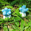 2x Artificial Succulent Plants Mini Succulents for Tabletop Office Home A