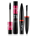 2PCS/Kitt 4D Mascara Waterproof Silk Fiber Volume Double Curling Makeup E LSY