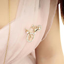 Rhinestone Bicycle Bike Shape Brooch Pin Jewelry Jacket Scarf Collar Bag Del
