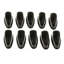 10 Pieces Drum Lug Bass Drum Hooks for Precussion Instrument Parts Black