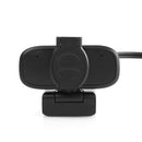 720P Webcam w/ Privacy Cover Built-in Microphone USB Plug N Play Web Camera