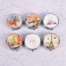 New Metal Folding pill case Medicine Organizer Box Makeup Storage Container  3C