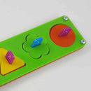 Parrot Educational Toys Geometric Shapes Block Boards Sort Puzzle