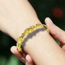 Double Pixiu Golden Wealth Bangle Retro Ethnic Style 2020 Women Bangle Luck Q1P7