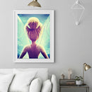 5D DIY Full Round Drill Rhinestone Diamond Painting Elf Girl Cross Stitch
