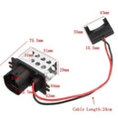 5Pins Car Blower Fan Motor Heater Resistor 7701034875 27100-00Qac For Renau G9D9
