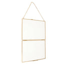 Metal & Glass Hanging Photo Frame Portrait & Landscape & Specimen 20x15cm