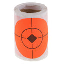 100pcs/roll 3'' Self adhesive Orange Target Stickers for Shooting Hunting