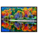 Full Drill 5D Diamond Embroidery Painting DIY Colorful Forest Cross Stitch