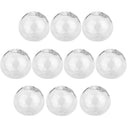 10x Clear Small Glass Ball Bottles Pendant DIY Charms Vials Wish Bottles NEW