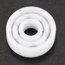 1 x 626 deep groove ball bearing plastic glass 6 * 19 * 6mm, white I6P5