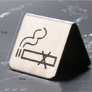 No Smoking Tent Tabletop Sign Warning Notice for Office Meeting Room Pattern