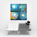 4 Pack Streamer DIY 5D Diamond Painting Kits Full Drill Cross Stitch Craft Decor