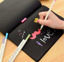 10X Metallic Paint Pen Marker Glass Painting Ceramic Porcelain Rock Wood Kit