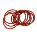 10 pcs 39x34x2.5mm Red Silicone O Ring Oil Seals G4I1